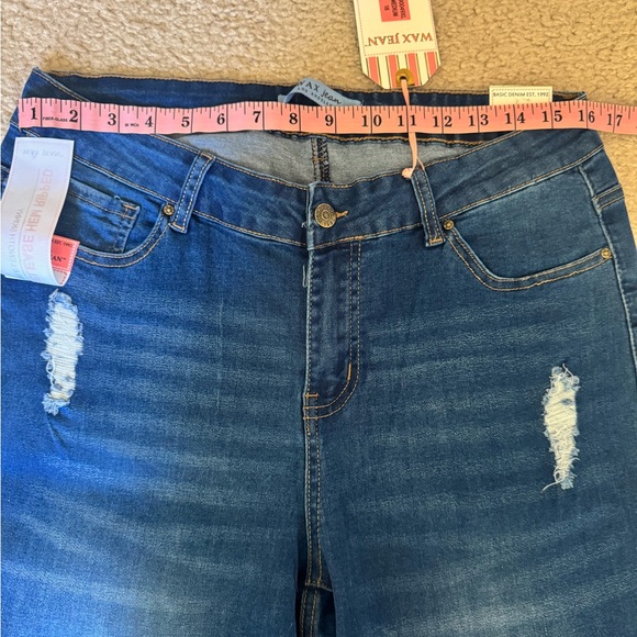 Wax Jean Blue Skinny Distressed Denim - Picture 4 of 4